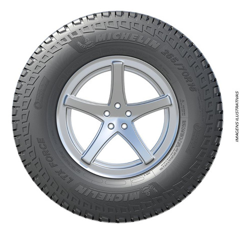 Kit 2 Pneus Aro 15 Michelin Ltx Force 205/70 R15