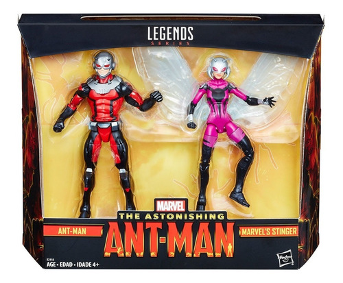 Figuras De Acción Marvel Legends Series Ant-man Y Stinger +4
