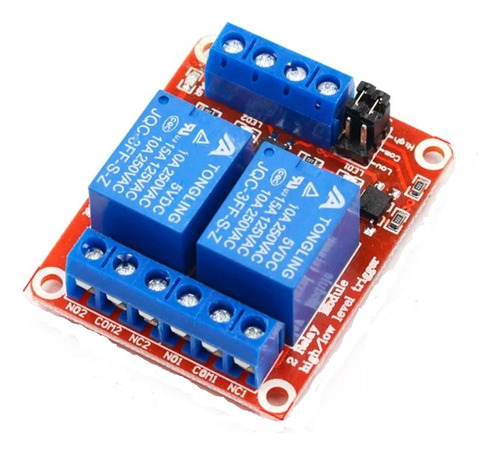 Modulo Rele Relevo 2 Canales 12v Optoacoplado Arduino