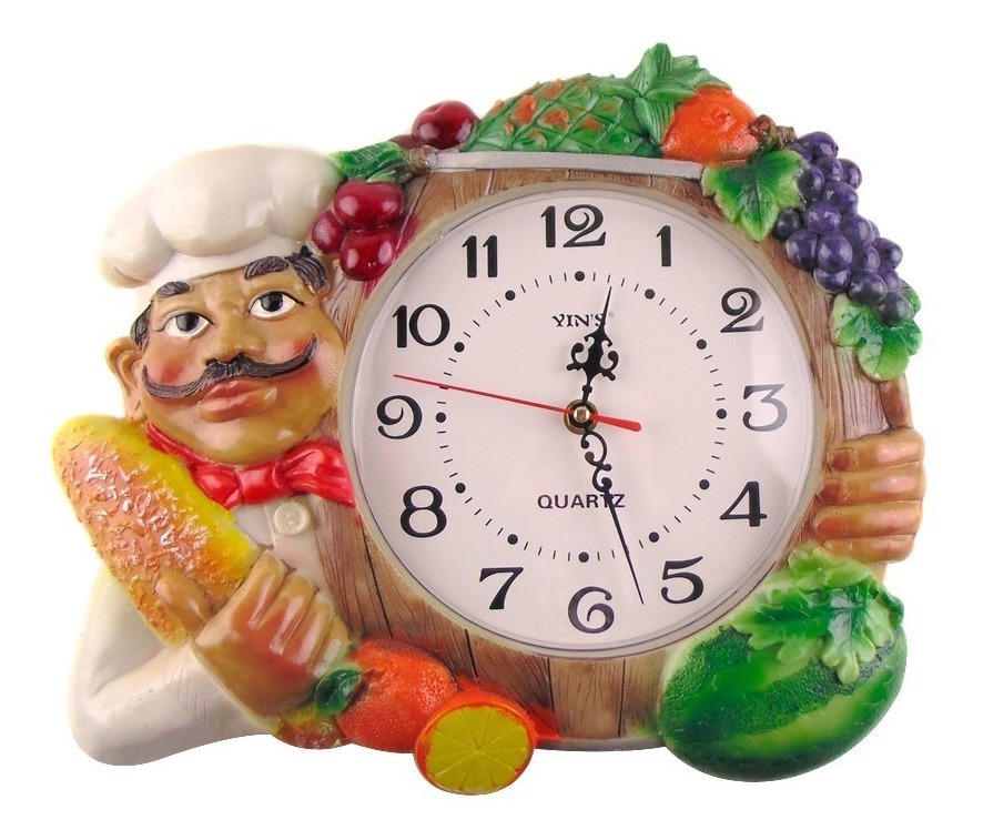 Relógio de Parede para Cozinha Pendular