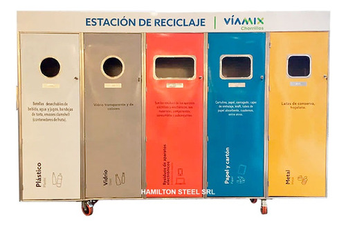 Estacion De Reciclaje Acero Hamilton Clasificacion X5 Peru