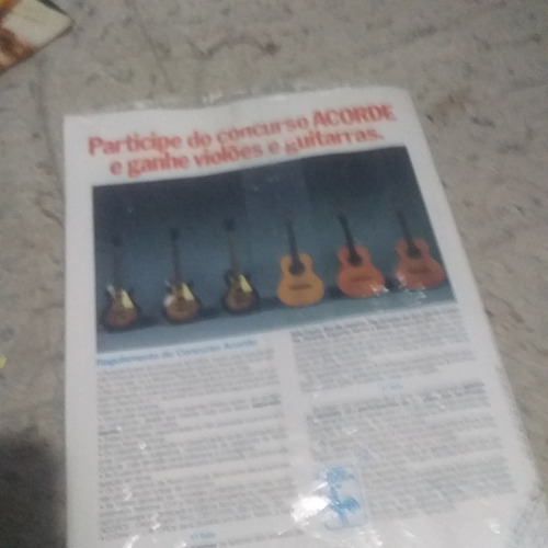 Revista Acorde Curso Prático De Violão E Guitarra Número 8