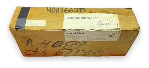Siemens 6es7 133-0bl00-0xb0 Módulo Simatic S7