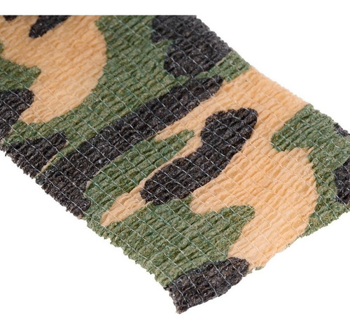 Fita Camuflada Bandagem Auto Aderente Militar Pesca Airsoft