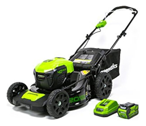 Greenworks 20inch 40v 3in1 Cortacésped Inalámbrico Con Tecno