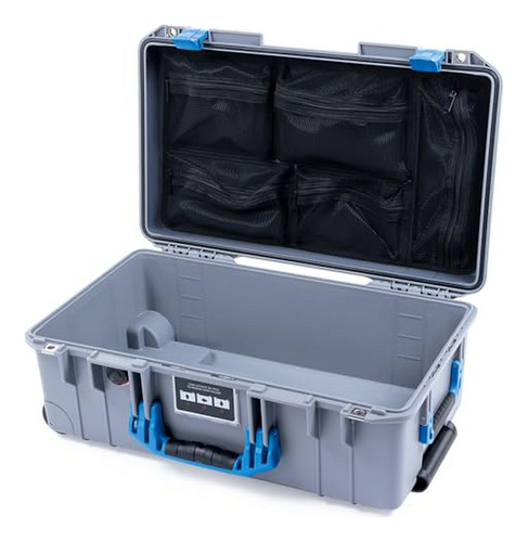 Maletín Pelican Air 1535 Waterproof - Plata - Organizador De