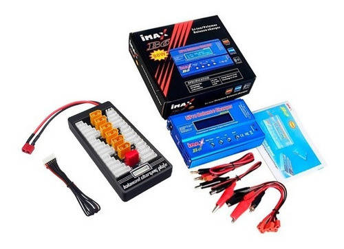 Tecneu Cargador De Baterías Lipo Imax B6 Con Adaptador Multicarga LiFe NiCd y NiMH