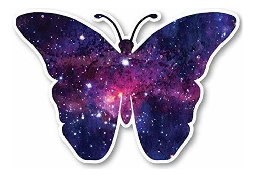 Mariposa Etiqueta Galaxy Stickers - Pegatinas Para Portáti