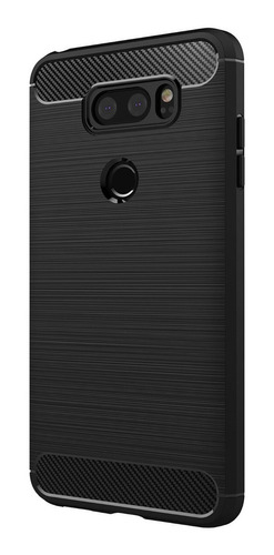 Imagen 1 de 8 de Funda Carbono LG Q Stylus K9 K11 G7 G6 Q7 Q6 V35 V30 V40 Thinq Alpha Plus Platinum Case Protector