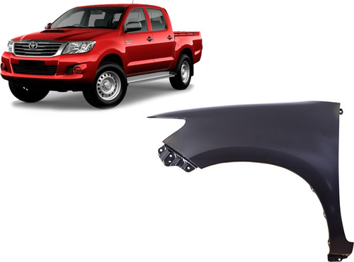 Guardabarro Hilux 2012 2013 2014 2015 S/ Fender S/ Giro Izq