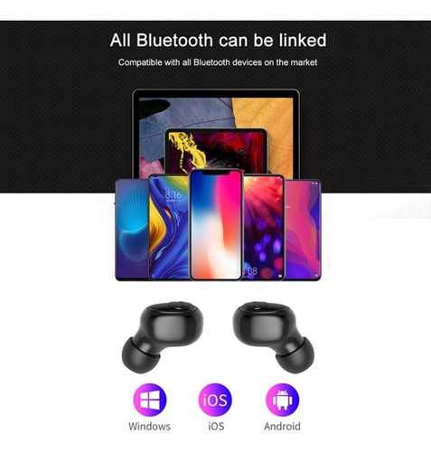Audifonos Bluetooth 5.0 Fralugio Power Bank Para Celulares