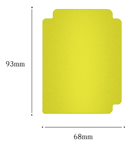 Separador De Cartas, Separador De Cartas Estándar Amarillo
