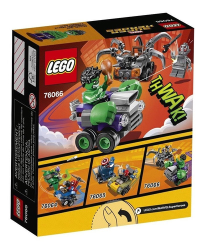 Lego Super Heroes Mighty Micros: Hulk Vs Ultron 76066