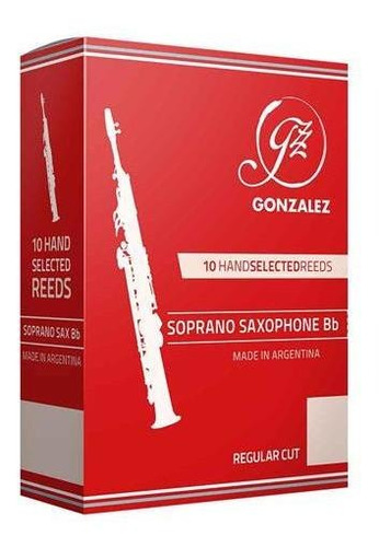 Cuo Cañas Saxo Soprano Rc Dureza N°3 Pack X 3 Gonzalez