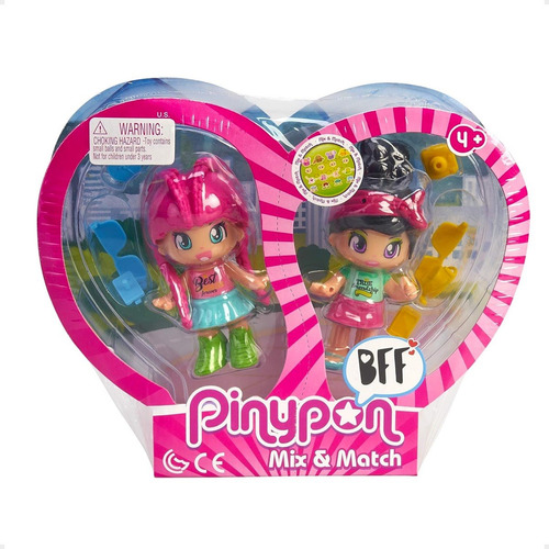 Muñecas Pinypon Mejores Amigas Accesorios Bff Mix Match 