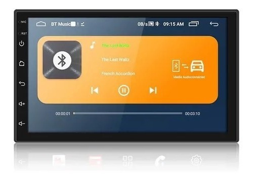 2+32g 7 Pulgadas Doble Din Android Coche Estéreo Con Carplay
