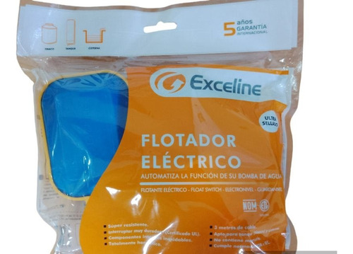 Flotante Eléctrico Para Tanques O Cisternas Marca Exceline.