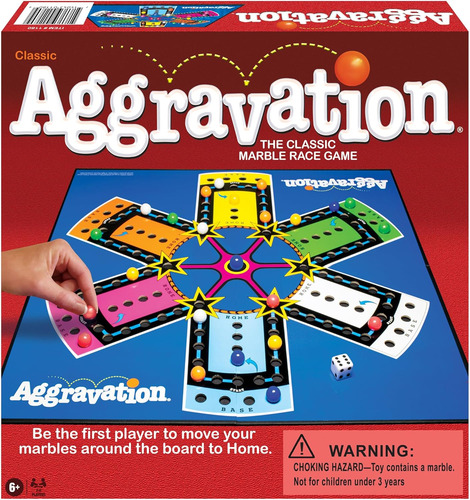 Aggravation Con Ilustraciones Retro De Winning Moves Game...
