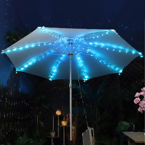 B Led Outdoor Tent Light Beach Sun Shading Solar Clip Umbrel