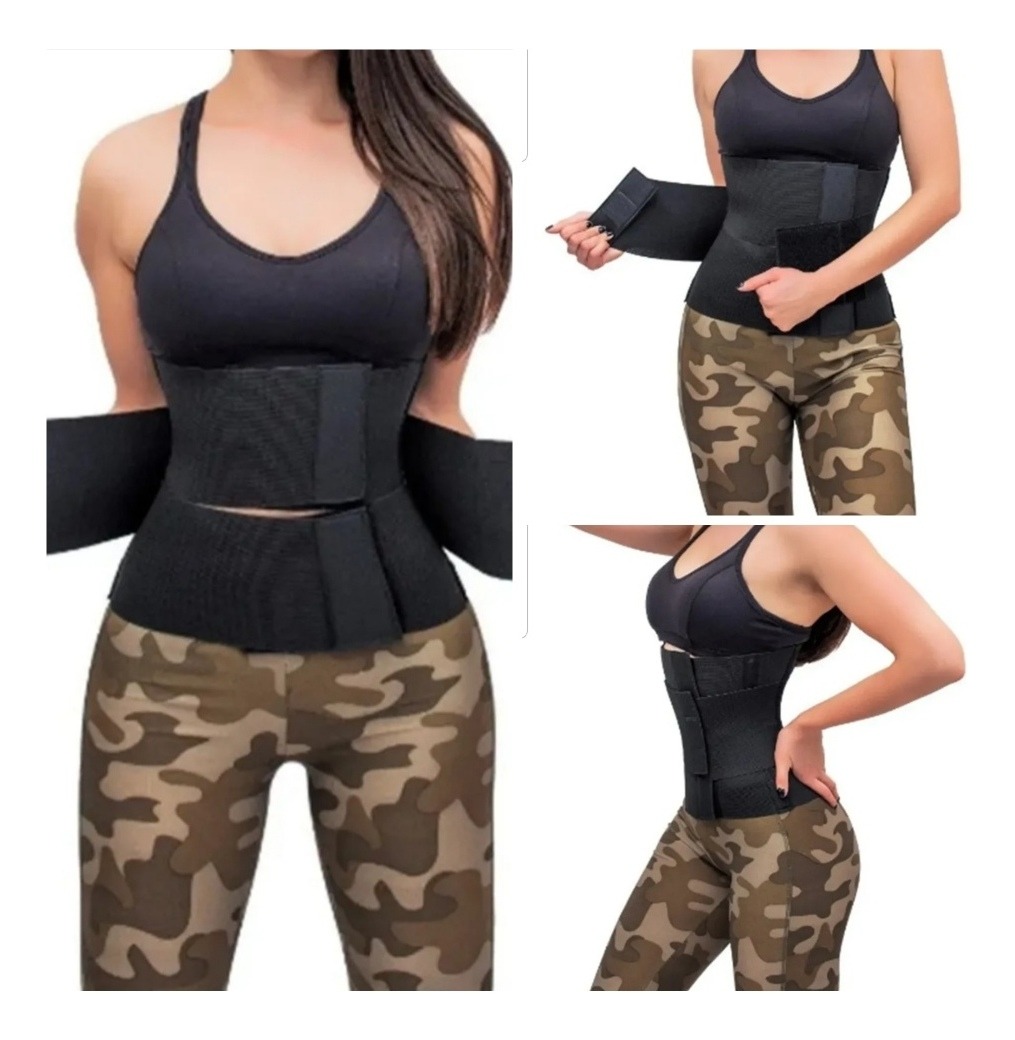 Faja Colombiana De 3 Velcros Reforzada. Talle Largo 32cm | Mercado Libre