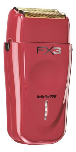 Afeitadora Shaver Babylisspro Profesional Fx3 Color Rojo