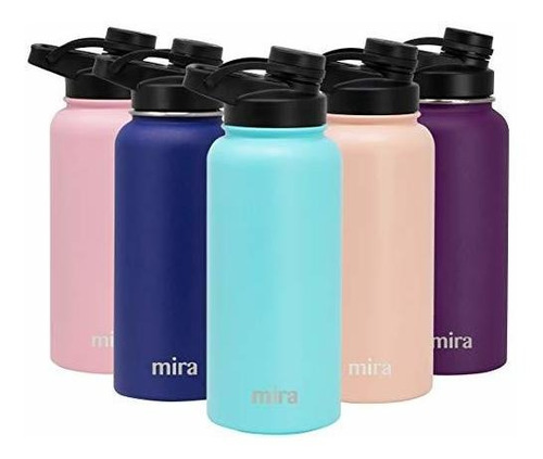 Mira 32 Oz Botella De Agua De Acero Inoxidable X3pva