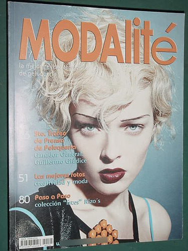 Revista De Peluqueria Modalite 124 -4/05 Tecnicas Peluqueros