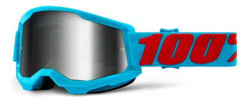 Óculos 100% Strata 2 Lente Espelhada Motocross Downhill Fxm Cor Da Armação Summit Tamanho Único