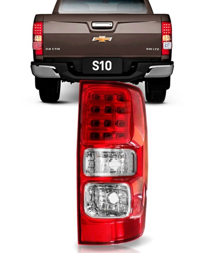 Lanterna Chevrolet S10  2012 2013 Modelo Ltz Led Direito