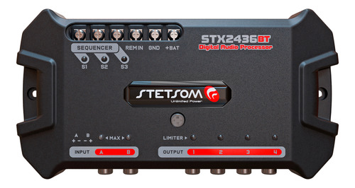 Processador Stx2436bt Stetsom Crossover Bluetooth 12v Bt