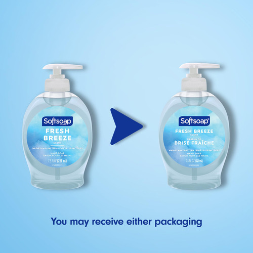 Jabón Líquido Para Manos Softsoap, Brisa Fresca, 7,5 Onzas