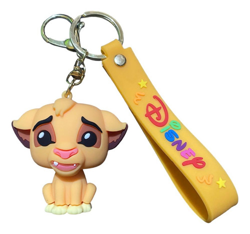 Set De 2 Llaveros Rey León, Mufasa Y Simba