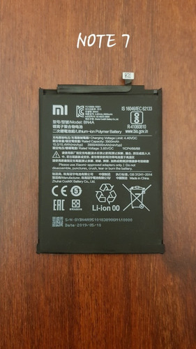 Batería Original Xiaomi Note 7, Mix 2, Note 5 Pro, Note 6