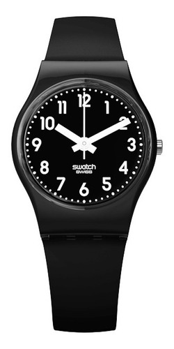 Reloj Swatch Lady Black Single Lb170e Color de la correa Negro Color del bisel Negro Color del fondo Negro