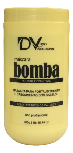 Mascara Hidratacion Bomba - Divas Professional - 1kg