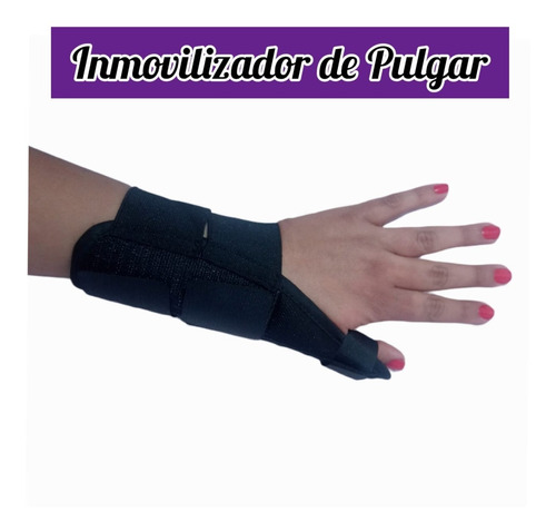 Inmovilizador De Pulgar Con Férula De Aluminio