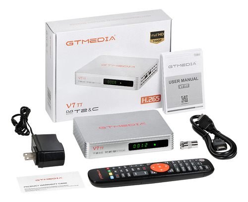 Receptor Digital De Grabación Fhd Dvb-t2/c Hdmi Usb Pvr