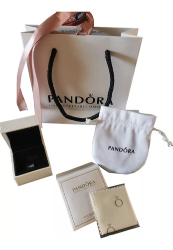 Caja   Pandora Envoltorio Completo Bolsa Caja Paño Limpiador