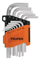 Comprar Juego De Llaves Allen Mm 13 Piezas Truper 15542 Color Plateado