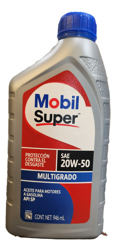 Aceite Mobil Multigrado 20w50 4 Litros 
