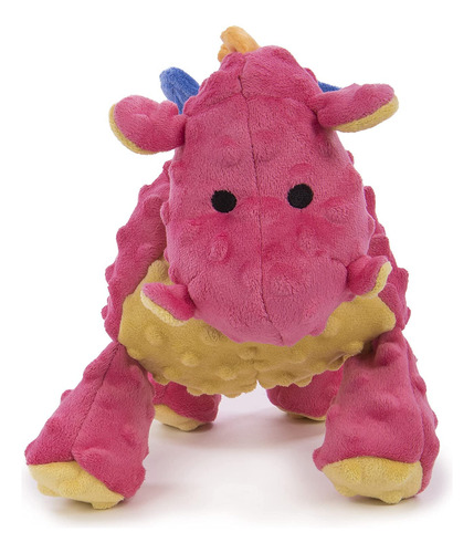 Juguete Para Perros Godog Bubble Plush Dragons Squeaky Chew