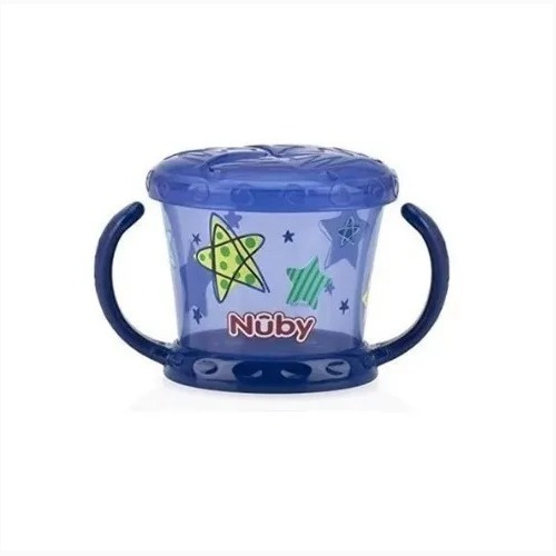 Porta Cereales Azul Snack Keeper 12+ Meses Nuby 