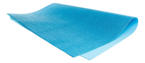 Foamy Pliego 70x95cm Diamantina Ultrabrillante Selanusa Color Azul Turquesa