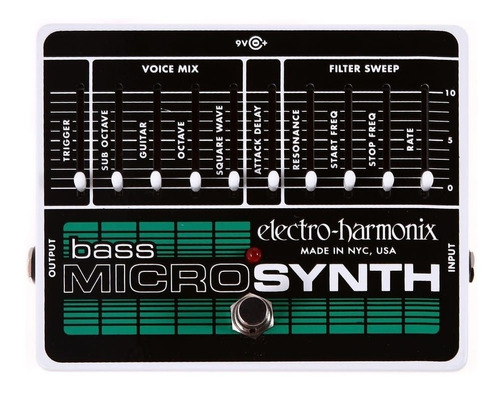 Pedal Sintetizador Electro Harmonix Bass Micro Synth