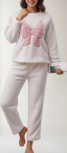 Conjunto De Sleepwear Pijama Mujer Invierno Polar Calentito