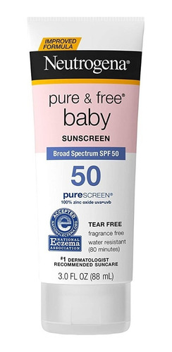  Neutrogena Pure And Free Baby Mineral Sunscreen Con Spf 50