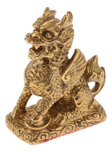 Estatua Animal De Cobre Amarillo China De Fengshui De La De