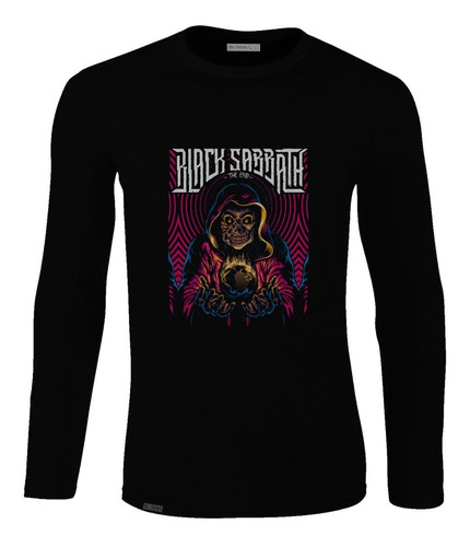 Camiseta Black Sabbath The End Muerte Metal Rock Cráneo Sbo 