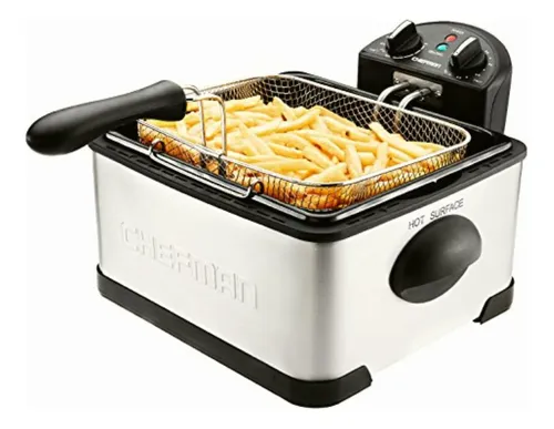 Chefman - Freidora De Aceite De Temperatura Jumbo 4.5 Litros