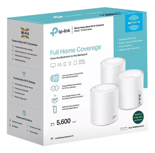 Router Tp Link Wifi 6 Mesh Deco W4500 3 Pack